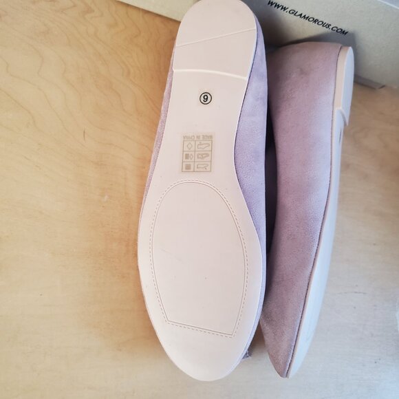 Women's size 8 Ballerina Flats by Glamorous in Pink/Nude - Picture 5 of 8